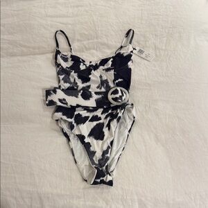 WeWoreWhat Black and White Bikini